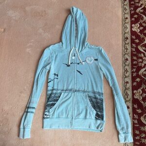 Roxy zip up sweat jacket